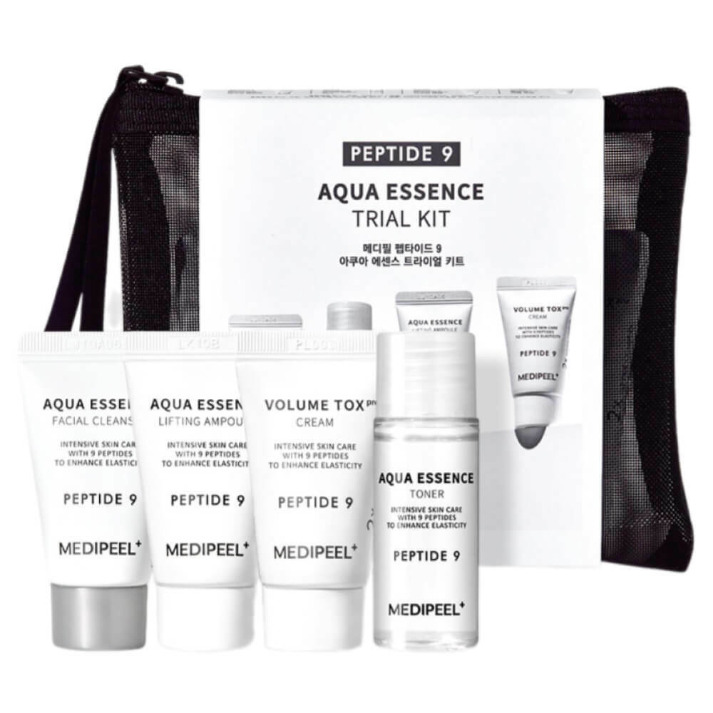 Medi-Peel Набор миниатюр с пептидами - Peptide9 Aqua Essence Trial Kit  (20мл+15мл*2+15гр) - купить по выгодной цене | TWO KEY