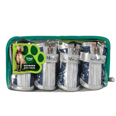 Triol ботинки для собак синие с 