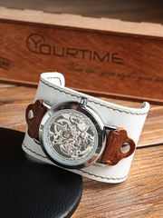 Часы скелетоны женские механические Wings YOURTIME