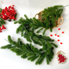 Еловая лиана искусственная, пушистая, 1,8 м длина, около 120 лапок, набор 1 шт