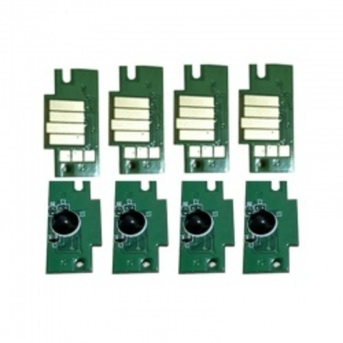 Комплект чипов для Canon PFI-1100, PFI-1300, PFI-1700 для imagePROGRAF PRO-2000, PRO-4000, PRO-6000. Комплект 8 штук. не обнуляемые