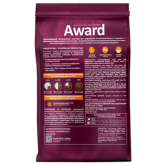 AWARD сухой корм для взрослых кошек при МКБ (курица, клюква, цикорий, рыбий жир) 400 гр