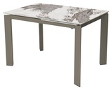 Стол CORNER 120 GLOSS LUXURY PANDORA SOLID CERAMIC / TAUPE