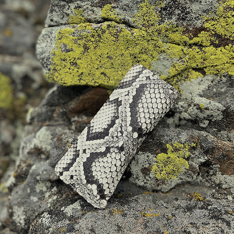 Футляр для очков Lunette из кожи питона, цвета Natur