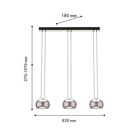 Подвесной светодиодный светильник Favourite Trendig 4376-3P