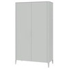 Шкаф Type 2-х створчатый 210х120 см (светло-серый)