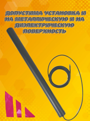 Антенна сотовая LPD 433 МГц мощная круговая врезная малогабаритная Триада-4394 ВА SOTAantenna.ru