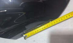 Ветровое стекло для Kawasaki ER6F 2009 - 2011 г.в. / черное