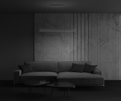 Подвесной светодиодный светильник Maytoni Step P010PL-L30W белый