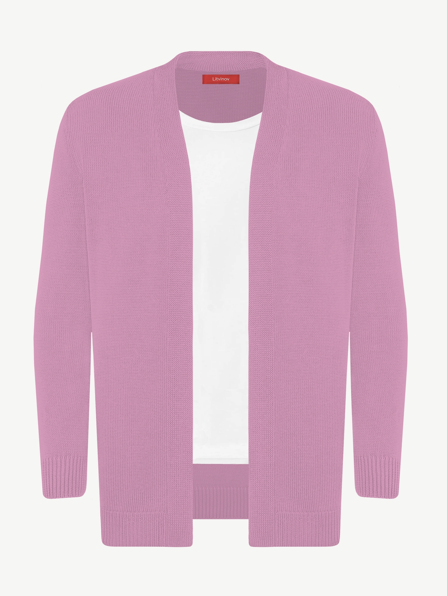 Кардиган с планкой из экохлопка