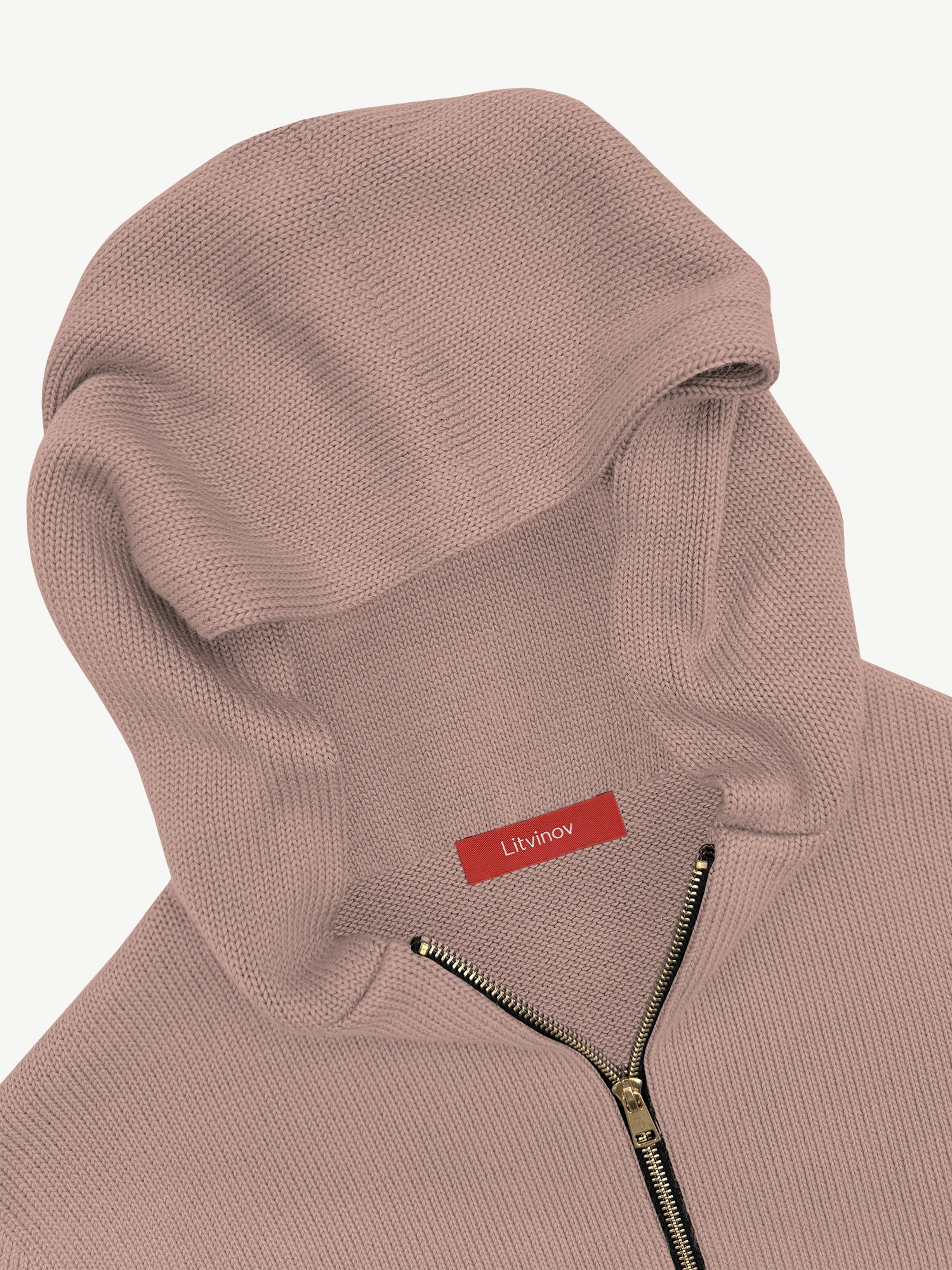 Толстовка на замке из кашемира