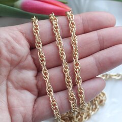 УЦЕНКА!!! Цепочка 7*5 мм, позолота, 26 см, У204