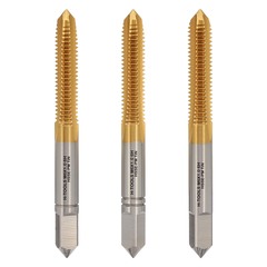 Метчик М 6,0х1,0 (Комплект 3шт) DIN352 HSSEPM-TiN 6HX 50мм a=4,9 H-Tools PRO 230060PMHT