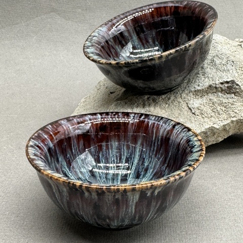 Чашка темная в стиле Цзинь да чжень, 60мл