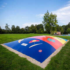 Надувная подушка для установки в грунт «Пляжное настроение», 11×8×2,5 м