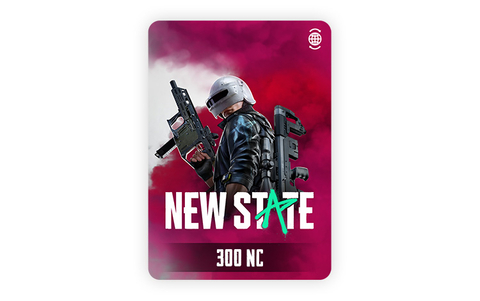 Игровая валюта New State Mobile 300 NC [Цифровая версия]
