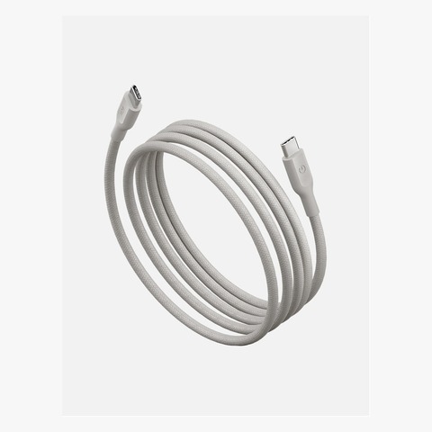 Кабель Energea Flow 60, USB-C to USB-C, 60W 1.5M, Песочный | Sand