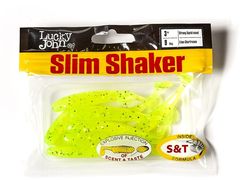 Мягкая съедобная приманка LJ Pro Series Slim Shaker 3in (76 мм), цвет 071, 9 шт