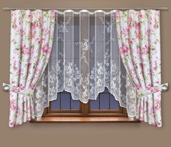 Шторы на кухню с тефлоновой пропиткой Haft 214280 