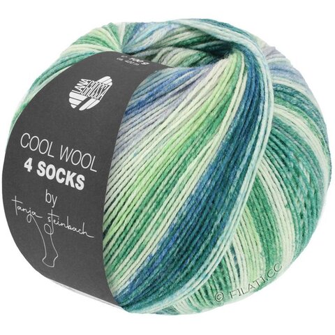 Lana Grossa Cool Wool Print 4 Socks 7754