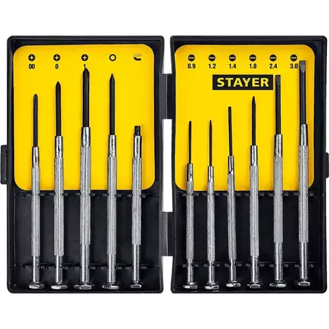 STAYER 6 предм., часовые отвертки (2560-H6)