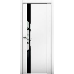 Купить Межкомнатная дверь эмалит Co 7 Кобальт аляска стекло чёрный лак