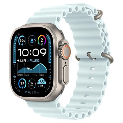 Apple Watch Ultra 2 (2024), GPS + SIM, 49 мм, корпус из титана, ремешок Ocean Band цвета 