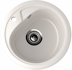 ULGRAN U-500  Круглая мойка с отверстием под смеситель