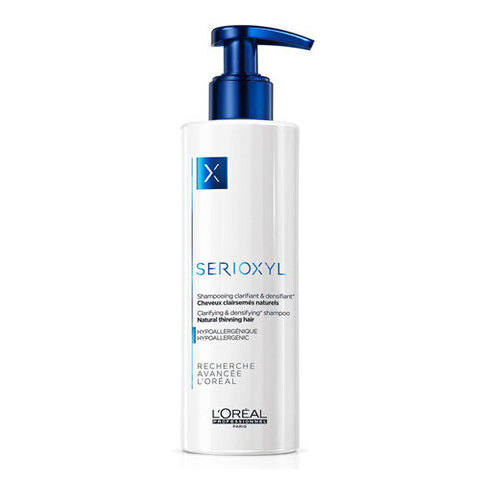 L’Oreal Professionnel Serioxyl Shampoo - Очищающий шампунь для натуральных, склонных к истончению волос