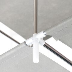 Вешалка напольная 105х45х170 см, мет-л, с чехлом, SPE34192-2, бордо