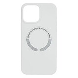 Силиконовый чехол Silicon Case с MagSafe для iPhone 14 Pro (Белый)