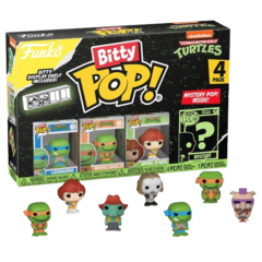 Фигурка Funko Bitty POP! TMNT S1 Leonardo+Michelangelo+April O’Neil+Mystery