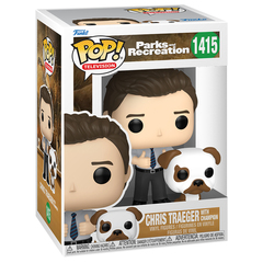 Funko POP! Parks and Recreation: Chris Traeger w/Champion (1415)
