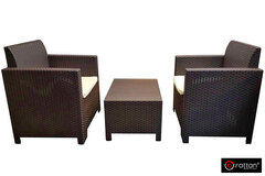 Комплект мебели NEBRASKA TERRACE Set (стол, 2 кресла), венге