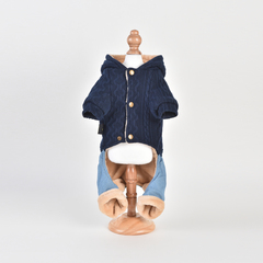 Royal Dog зимний костюм «Вязка» синий XXL