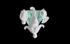 Силиконовый молд Набор цветочных орнаментов