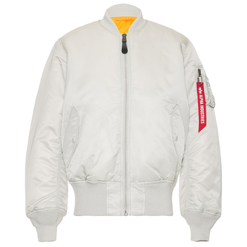 Бомбер Alpha Industries MA-1 Light Grey (Светло-серый)
