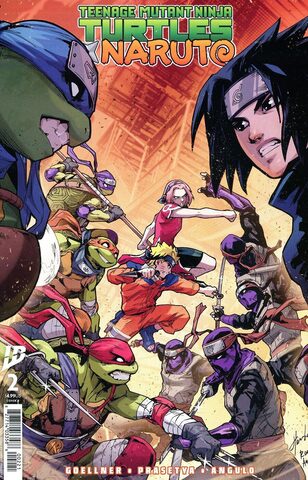 Teenage Mutant Ninja Turtles x Naruto #2 (Cover B)