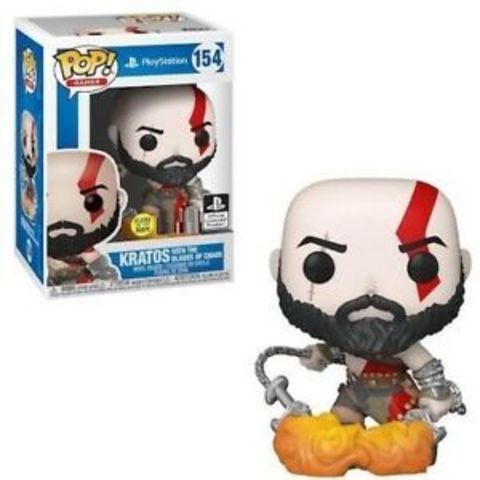 Funko POP! God of War: Kratos with Blade of Chaos (PS Exc) (154)