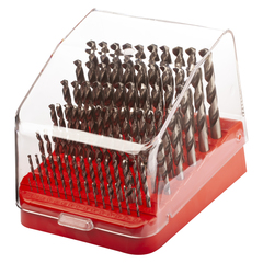 Набор сверл по металлу 1-10мм 91шт DIN338 HSS-G 118° (пл. кейс) Ruko 214223