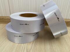 Лента СВТ светоотражающая морская SOLAS (Солас), серая. Рулон - 50 ярдов (45,7 м)