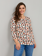 Лонгслив ЛНв-306/бежевый-цветныемазки