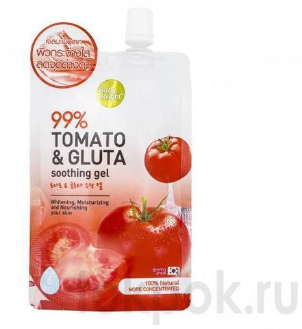 Гель-сыворотка для лица и тела Baby Bright Tomato & Gluta Sooting Gel , 50 гр