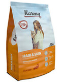 Сухой корм для кошек Karmy поддерживающий здоровье кожи и шерсти Лосось 1,5 кг