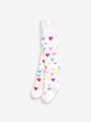 Колготки хлопковые для девочки Next 181-558, Белый