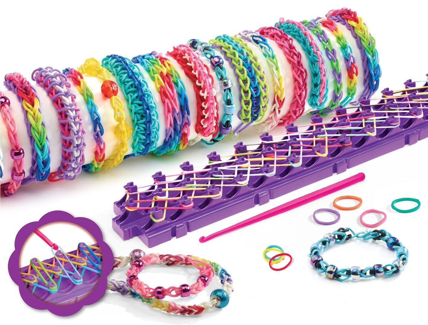 Набор для плетения резиночками. Colorful Loom Bands резинки. Браслеты Рейнбоу Лум. Станок Рейнбоу Лум. Браслеты из резинок.