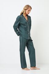 Пижама женская со штанами ARUELLE GENNY_Зеленый