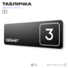 Таблички с номером кабинета 