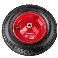 ЗУБР КП-3, 3.25? х 360 мм, для тачки (арт. 39962), стальной диск, подшипник - 16 мм, пневматическое колесо (39955-3)