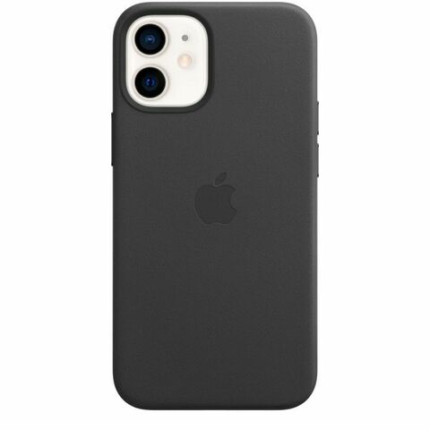 Чехол для IPhone 12 mini, Leather Case with MagSafe, Black (MHKA3ZM/A)